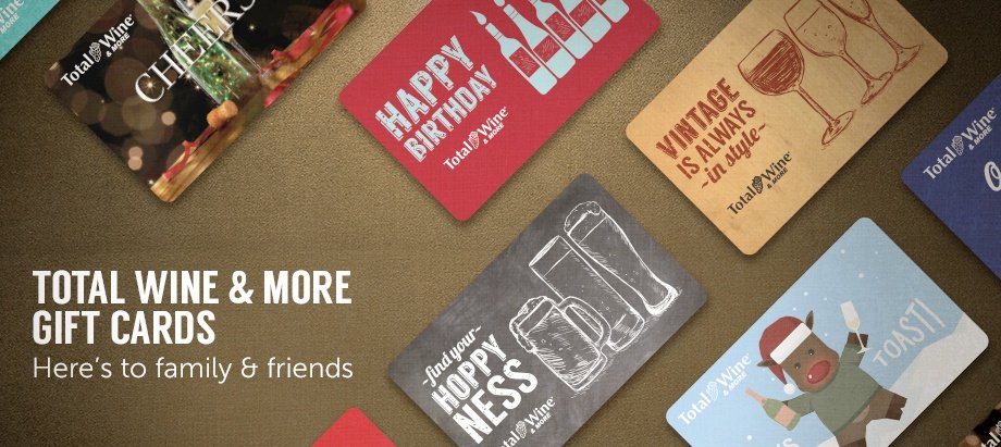 Wine Gift Cards, Spirit Gift Cards Total Wine & More