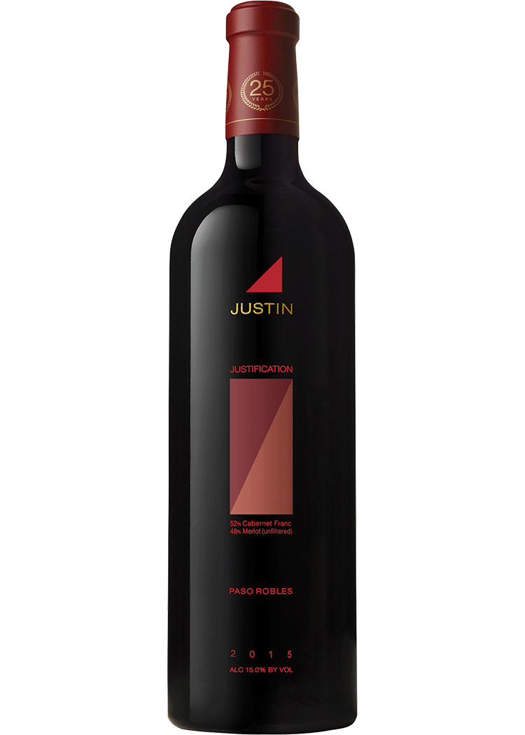 Justin Justification, 2016 Cabernet Franc Red Wine | 750ml | California | Barrel Score 91 Points at Total Wine