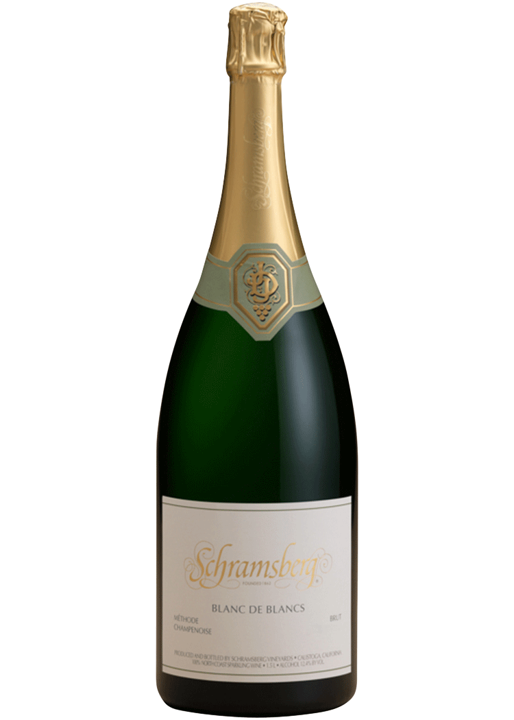 Schramsberg Blanc de Blancs Vintage, 2016 Champagne & Sparkling Wine | 1.5L | Napa Valley | Barrel Score 90 Points at Total Wine