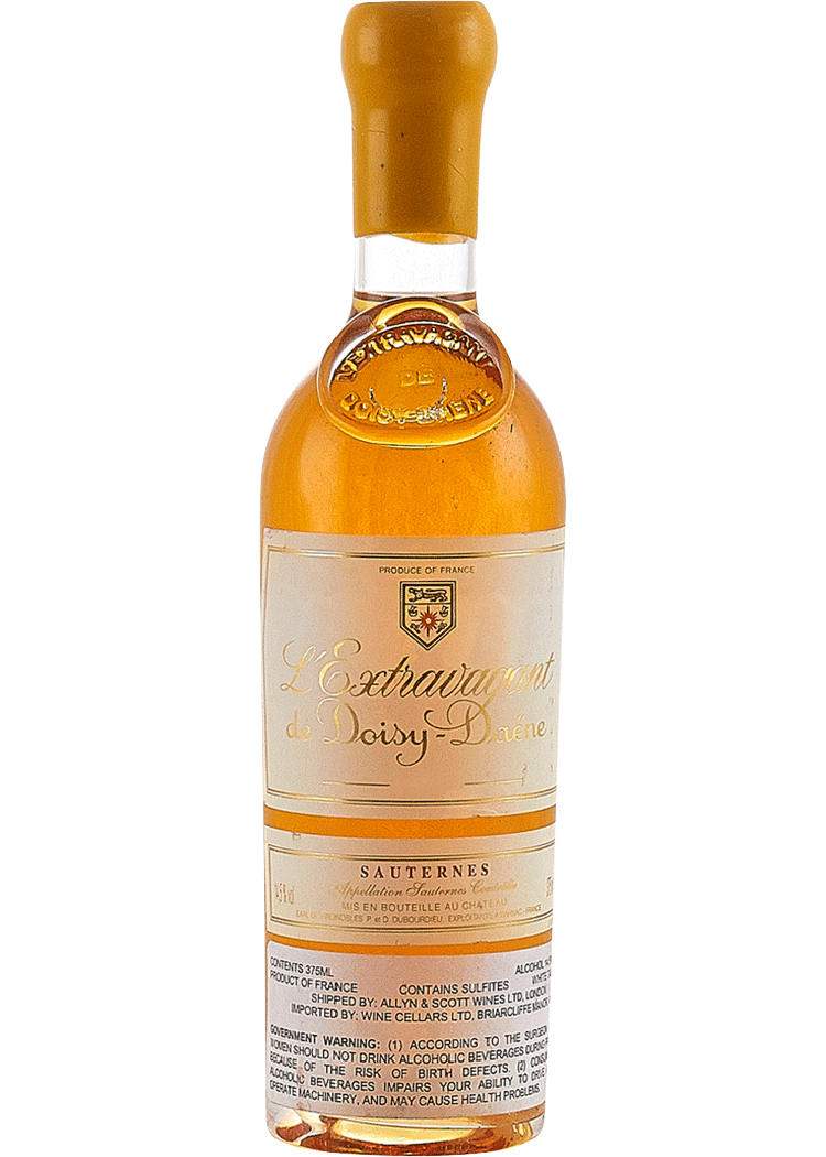 Chateau, 2015 Blend Dessert & Fortified Wine by L'Extravagant de Doisy Daene | 375ml | Bordeaux | Barrel Score 96-98 Points at Total Wine