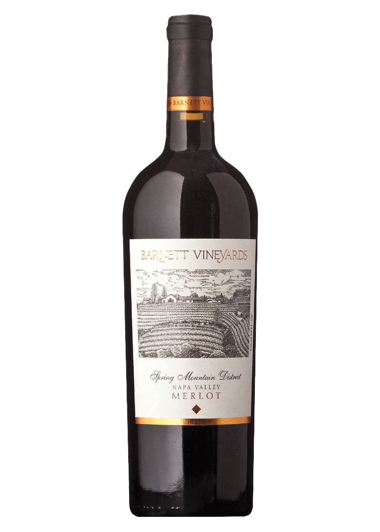 Barnett Merlot Spring Mountain, 2017 Red Wine | 750ml | Napa Valley | Barrel Score 90 Points at Total Wine