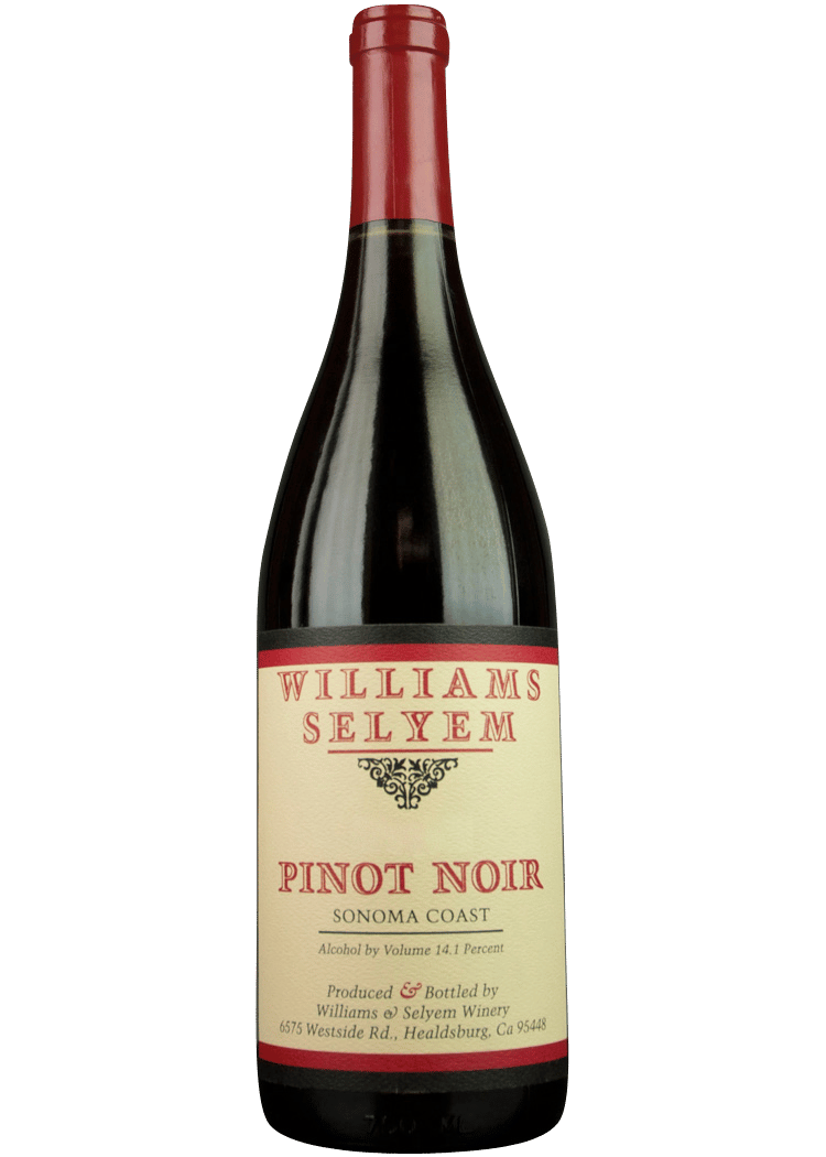 Williams-Selyem Pinot Noir Sonoma Coast, 2014 Red Wine | 750ml | Sonoma County | Barrel Score 97 Points at Total Wine