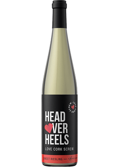 Head Over Heels Sweet Riesling | White Wine by Love Cork Screw | 750ml | Michigan