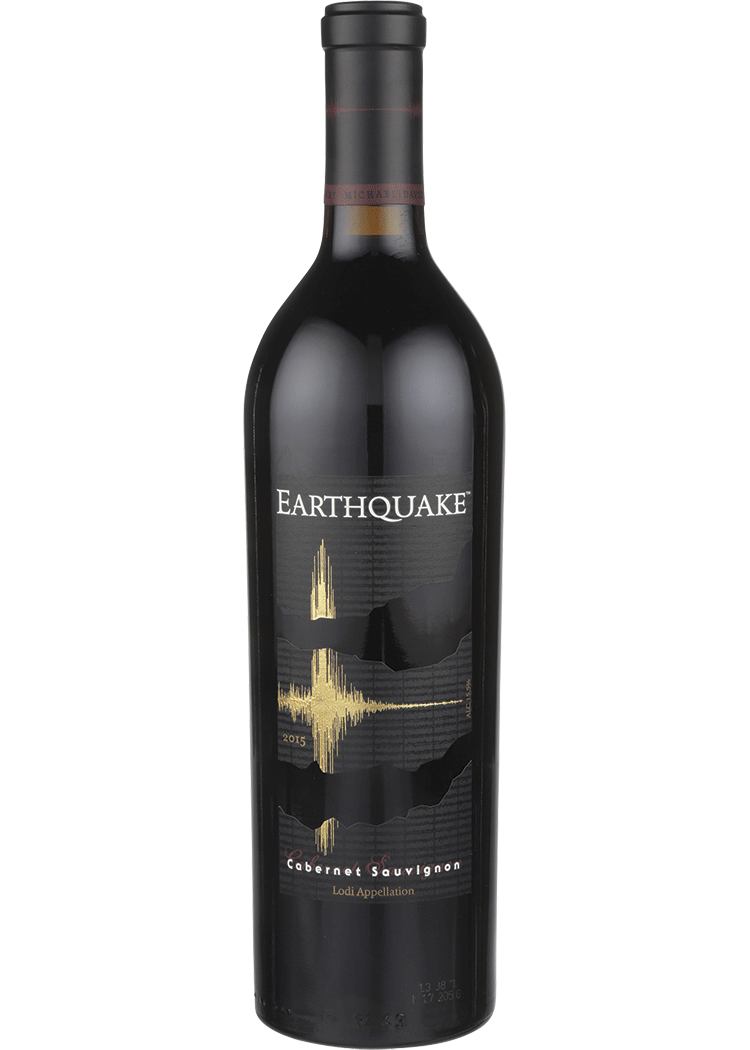 Earthquake Cabernet, 2017 Cabernet Sauvignon Red Wine | 750ml | Lodi | Barrel Score 90+ Points at Total Wine