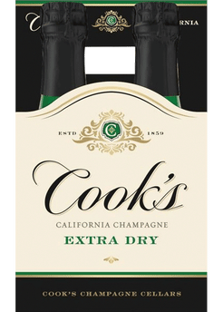 Cook's Champagne Extra Dry | Champagne & Sparkling Wine by Cooks | 187ml | California