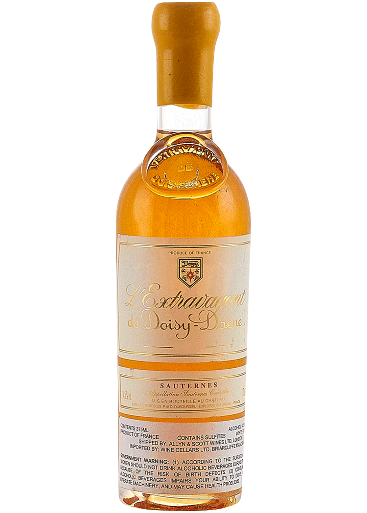 Chateau, 2014 Blend Dessert & Fortified Wine by L'Extravagant de Doisy Daene | 375ml | Bordeaux | Barrel Score 97 Points at Total Wine