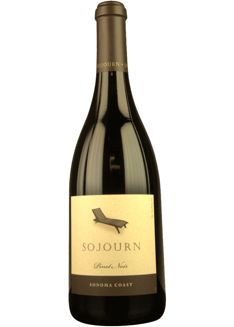 Sojourn Pinot Noir Sonoma Coast, 2015 Red Wine | 750ml | Sonoma County | Barrel Score 90 Points at Total Wine