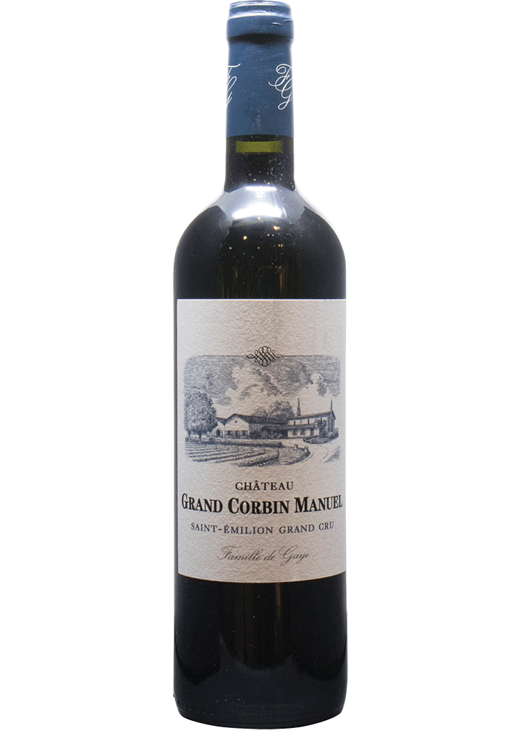 2015 Blend Red Wine by Chateau Grand Corbin Manuel | 750ml | Bordeaux | Barrel Score 93 Points at Total Wine