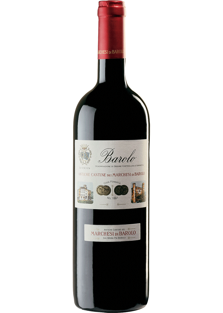 Marchesi di Barolo Tradizone Barolo, 2015 Nebbiolo Red Wine | 750ml | Piedmont | Barrel Score 90 Points at Total Wine