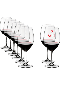 Riedel Vinum Buy 8 Pay 6 Cabernet/Merlot Glass (Set of 8)
