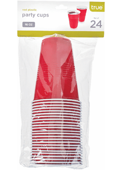 16oz Red Party Cups - 24pk