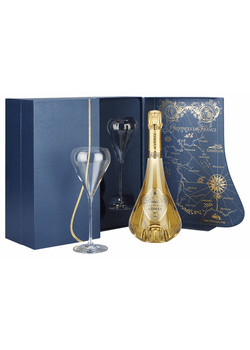 De Venoge Louis XV Champagne Gift w 2 Glass, 1996