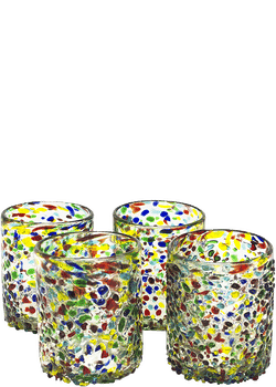 Bambeco Confetti Tumbler Glass 4pk