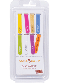Capabunga Glassware Mrkrs - Asstd
