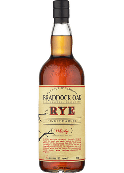 Braddock Oak Single Barrel Rye