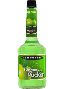 DeKuyper Sour Apple Pucker Liqueur