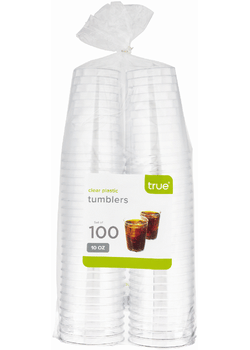 10oz Plastic Tumbler - 100pk