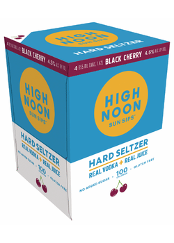 High Noon Hard Seltzer Vodka Black Cherry