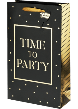2 Bottle Gift Bag - Time to Party