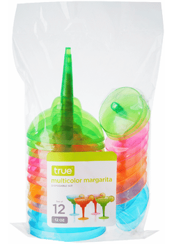 Multicolor Disposable Margarita Set by True