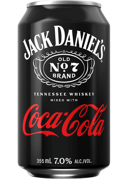 Jack Daniels & Coca-Cola Canned Cocktail