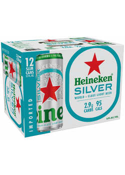 Heineken Silver Import Lager Beer