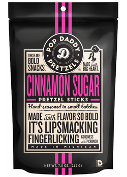 Pop Daddy Cinnamon Sugar Pretzels
