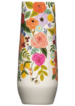 Stemless Flute - 7oz Rifle Paper - Garden Party Cream
