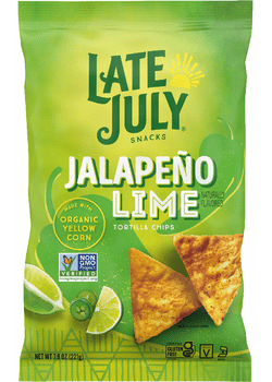 Late July Jalapeno Lime Tort Chips