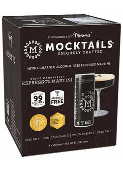 Mocktails Non-Alcoholic Nitro Espresso Martini
