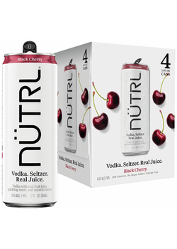 NUTRL Real Juice Black Cherry Vodka Seltzer