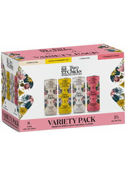 Two Chicks Vodka Variety