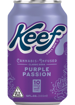 Keef THC 10mg Classic Soda Purple Passion