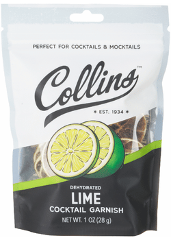 Collins Dehydrated Lime Cocktail Garnish