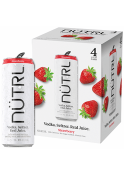 NUTRL Strawberry Vodka Seltzer