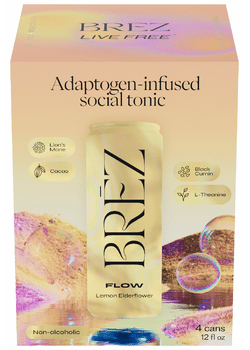 BREZ Non-Alcoholic Flow Lemon Elderflower Social Tonic