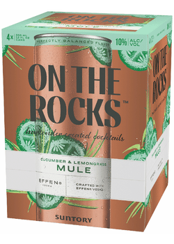 On The Rocks Sparkling Cucumber & Lemongrass Mule Cocktail