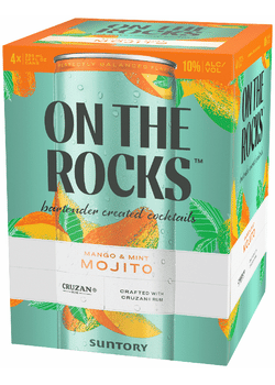 On The Rocks Sparkling Mango & Mint Mojito Cocktail