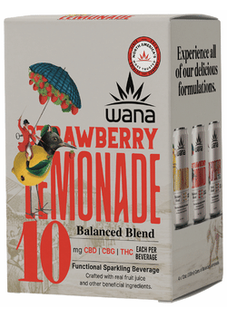 Wana THC 10mg Strawberry Lemonade