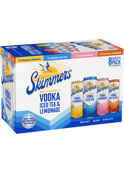 Skimmers Vodka Iced Tea + Lemonade Variety Pack