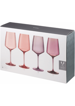 Reserve Nouveau Crystal Wine Glasses in Moonrise Viski