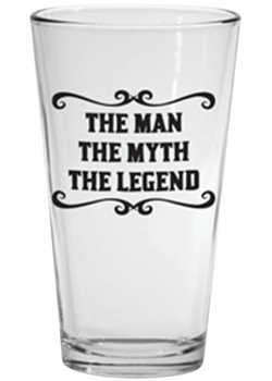 Culver Man Myth Legend 16-Ounce Pint Glass
