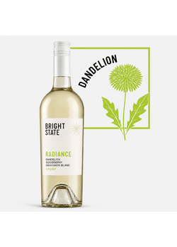 Bright State Low-Alcohol "Radiance" Sauvignon Blanc with Dandelion