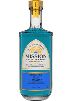 Mission Craft Cocktails Blue Hawaiian