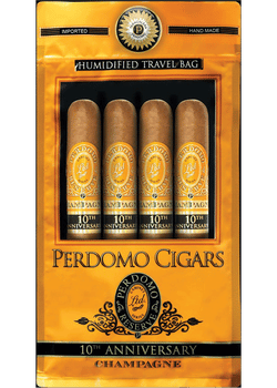 Perdomo Champagne 10th Anni Cigar Pack with Travel Bag