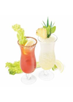 Final Touch Hurricane Cocktail Glass Set of 2