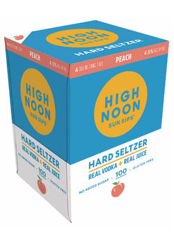 High Noon Hard Seltzer Vodka Peach