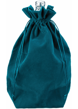 Premium Velvet Bottle Bag - Grapevine Green
