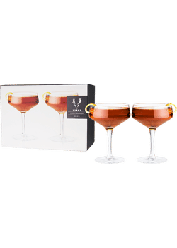 Viski - Crystal Coupe Glass 2pk