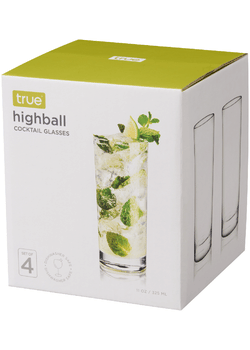 True - Highball Glasses 4pk